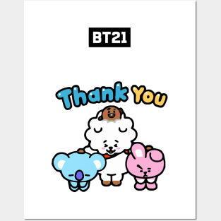 bt21 bts exclusive design 31 Posters and Art